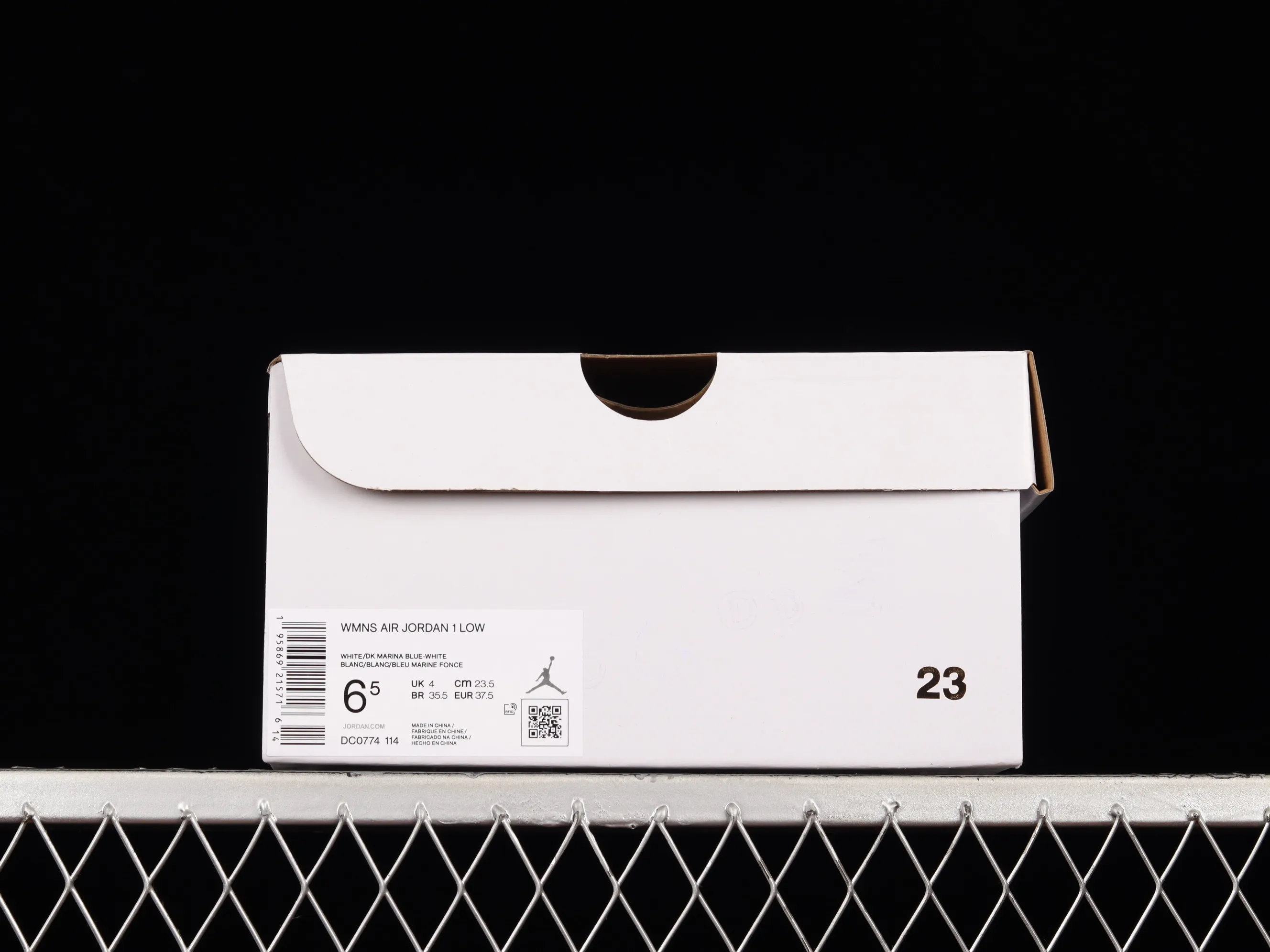 All categories Air Jordan Jordan series basketball shoes Air Jordan 1 Low G version pure original Air Jordan 1 Low "Dark Marina Blue" AJ1 Joe 1 University Blue DC0774-114